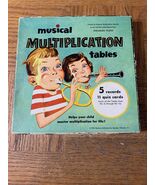 Musical Multiplication Tables Record-Very Rare Vintage-SHIPS N 24 HOURS - $358.75 CAD