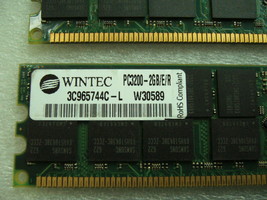 Lot 4x 2GB DDR PC3200 ECC Registered Server memory Supermicro Certified - $46.00