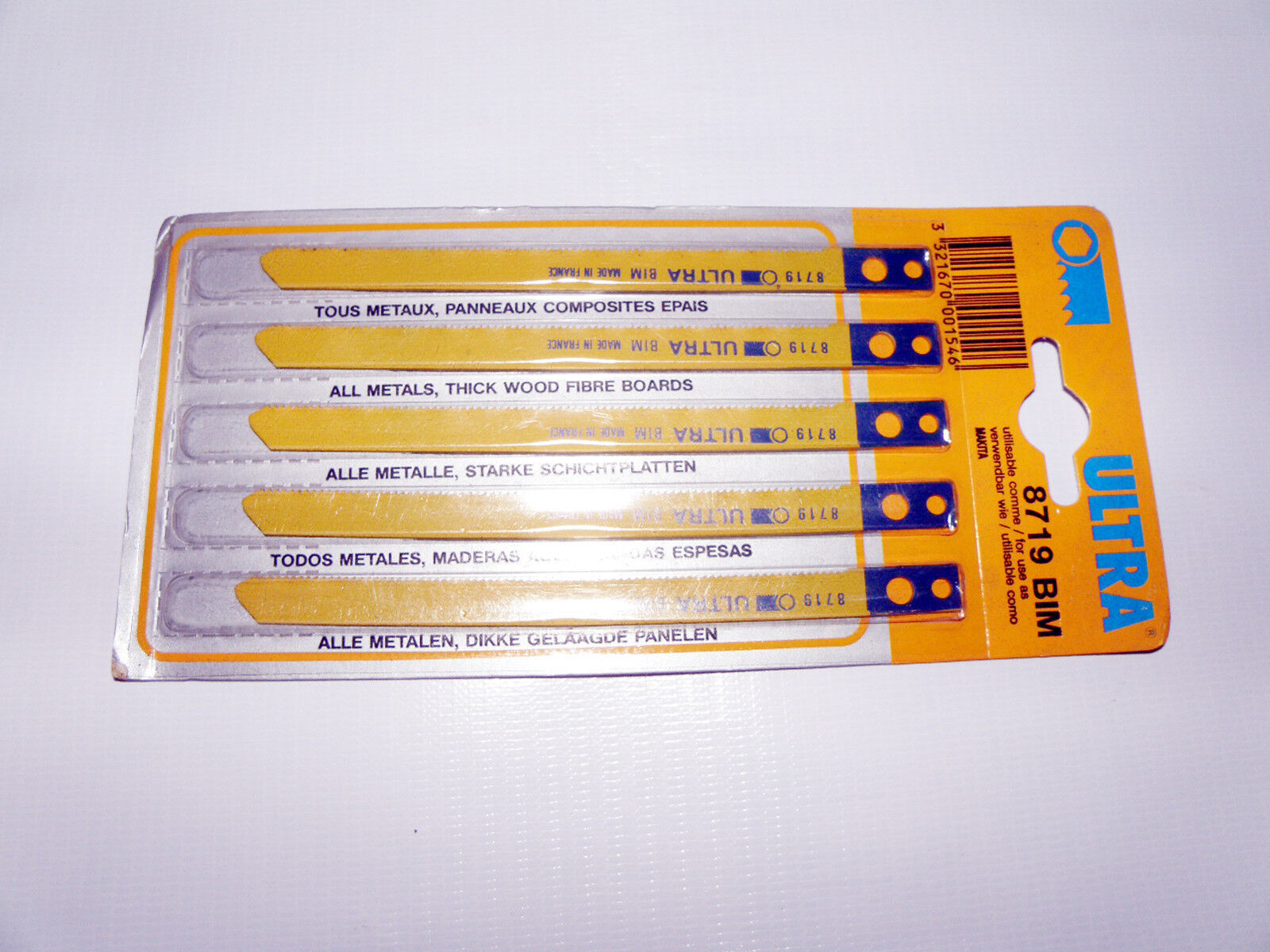 New Ultra 8719 BIM Jigsaw Blades pack of 5 for Makita - $6.82