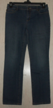 EXCELLENT WOMENS CHICO&#39;S FIVE POCKET DISTRESSED DENIM BLUE JEANS  SIZE 0... - $25.20