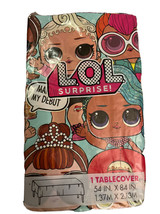 LOL Dolls SURPRISE Rectangle Plastic Tablecover Party Disposable 54 x 84 - £4.14 GBP