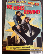 Be Kind Rewind Jack Black Mos Def BLOCKBUSTER VIDEO BACKER CARD 5.5&quot;X8&quot; ... - $10.88