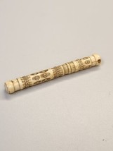 19th CENTURY NEEDLE CASE CARVED VERY WELL DONE - $61.74
