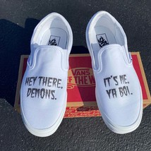 Hey There, Demons... Slip On Vans - Men&#39;s And Women&#39;s Shoes - $169.00