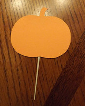 Lot of 12 Pumpkin Cupcake Toppers! - £3.15 GBP