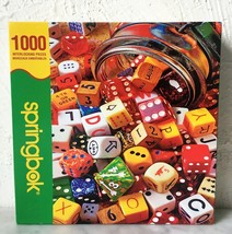 Springbok Lucky Roll Dice Jigsaw Puzzle 1000 - 24&quot; x 30&quot; Complete - $23.70