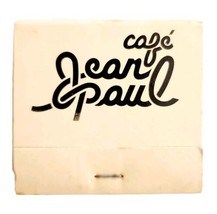 Cafe Jean Paul Vintage Matchbook Lewis Wharf Providence Boston Unstruck E77R1 - £11.70 GBP