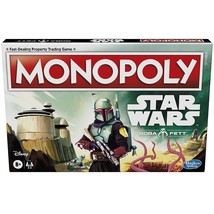 MONOPOLY: Star Wars Boba Fett Edition Board Game for Kids Ages 8+, Inspired by T - £18.79 GBP