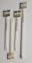 Vintage United Airlines Jet Mainliner White Drink Stirrer Swizzle Sticks  - £7.90 GBP