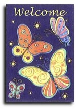 Nightlight Butterflies Toland Art Banner - £18.79 GBP