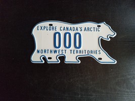 Northwest Territories Sample License Plate - $44.00