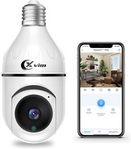 Home Security Camera With Night Vision, Motion Detection, And Two-Way Audio, - £29.62 GBP