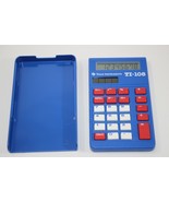 Texas Instruments Solar TI-108 Basic Calculator With Cover Blue - Tested... - $275.50 MXN
