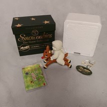 Dept 56 Snowbabies Rudolph Guiding The Sleigh Ornament The Guest Collection Box - £14.42 GBP