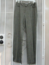 NWT ~ GRACE Sz 6 Linen Poly Gray Dress Pants MSRP $58 ~ SHIPS FREE - £17.29 GBP