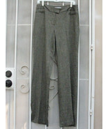 NWT ~ GRACE Sz 6 Linen Poly Gray Dress Pants MSRP $58 ~ SHIPS FREE - £17.37 GBP