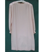 SSSSSSSSSSSSSSSSS Embellished 100% Silk Sheath Dress Vintage Size 14 Hon... - £37.14 GBP