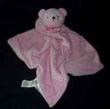 JUST ONE YEAR CARTERS PINK BABY TEDDY BEAR RATTLE SECURITY BLANKET STUFF... - £29.36 GBP