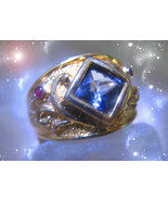 HAUNTED RING 9 HOUSES OF SORCERER&#39;S MAGICK WORLD OF HIGHEST SECRET MAGICK  - $501.24 CAD