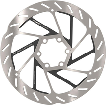 HS2 Disc Brake Rotor - 160Mm, 6-Bolt, Rounded, Silver/Black - $1,698.36 MXN