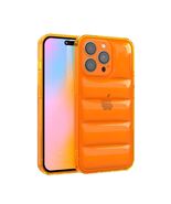 FELONY iPhone 13 Pro Max Neon Orange Puffer Case Clear Shockproof Bumper - $45.73