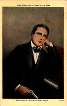 Stephen Collins Foster Portrait POSTCARD-AUTHOR Of &quot;My Old Kentucky Home&quot; BK42 - £4.34 GBP
