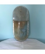 STONEWARE STUDIO ART POTTERY LARGE WALL POCKET VASE  16&#39; - $338.70 MXN