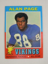 1971 Topps #71 Alan Page Minnesota Vikings - $2.49