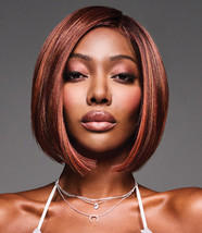 Hailey Wig By Kim Kimble, All Colors Textured Tru2Life Fiber, Mono Top +Lace New - £270.11 GBP