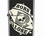 Born To Lose Rs1 Flip Top Dual Torch Lighter Wind Resistant - £13.21 GBP