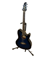 Ibanez Talman TCY10E-TBS Guitar, Transparent Blue High Gloss With Case - £171.64 GBP