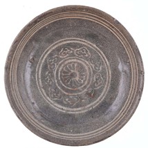 Early Korean Buncheong inlaid dish - $391.05