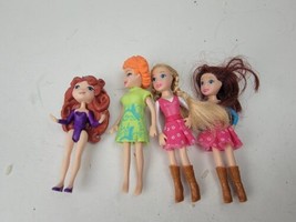 Vintage Polly Pocket Doll Figures Lot of 4 - £31.37 GBP