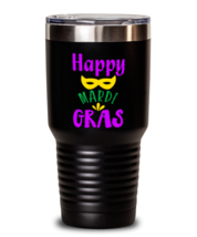 Happy Mardi Gras, black Tumbler 30oz. Model 60059  - £23.50 GBP