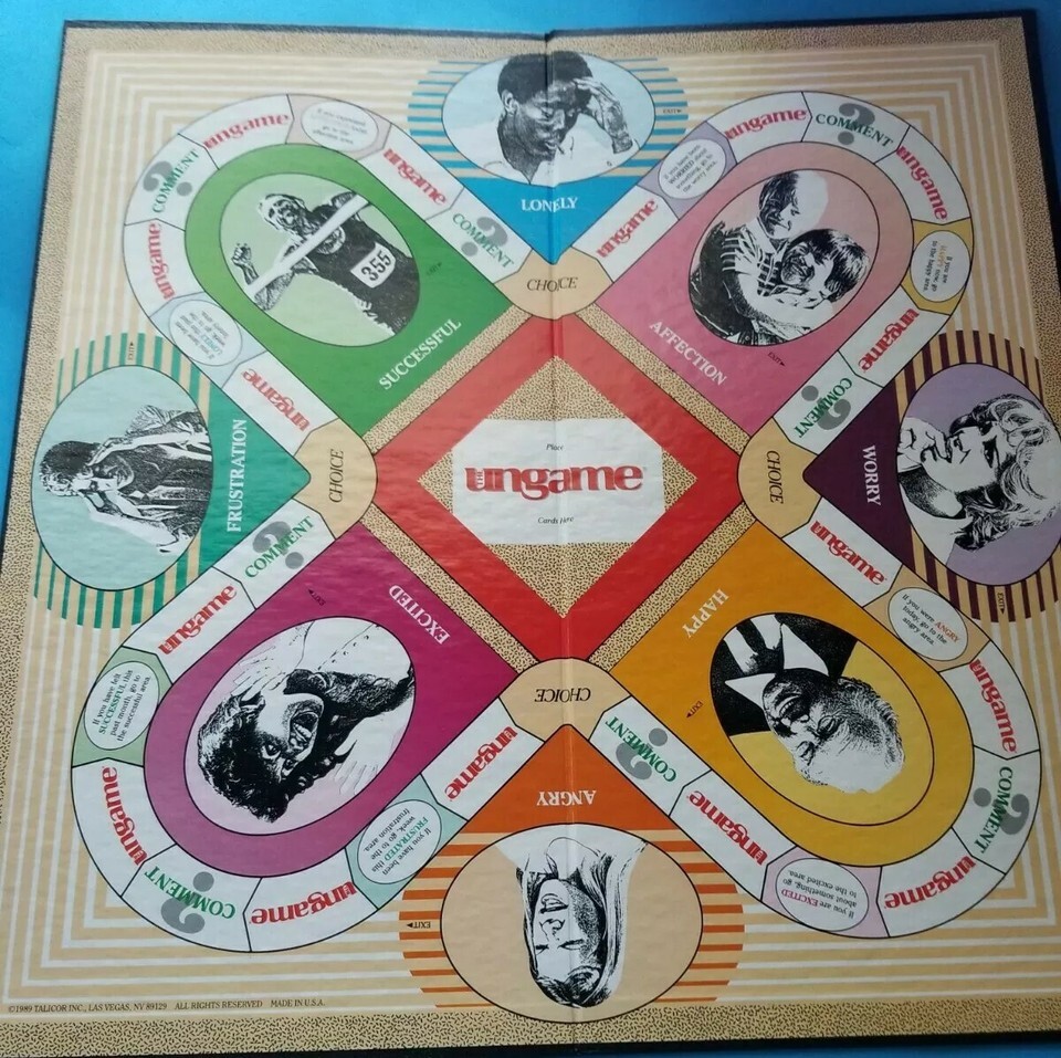 THE UNGAME BOARD GAME 1989 FAMILY CHRISTIAN SELF EXPRESSION GAME USED Item image 2