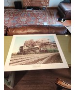 Train Art Litho Print Laminated 19x23 JB Deneen Iron Horse Hudson 4-6-4 ... - €25,16 EUR
