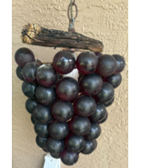 Vintage Hanging Purple Red Grapes Light Chandlier with Chain - $271.65 CAD