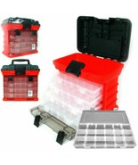 Plastic Tool Box Compartments for Jewelry Making, Beads, Crafts 11 Inch - £31.65 GBP