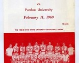 Ohio State Buckeyes v Purdue Boilermakers Basketball Program 1969 Rick M... - £39.52 GBP