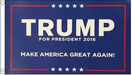 Donald Trump For President 5&#39;x3&#39; (150cm x 90cm) Flag - £10.17 GBP