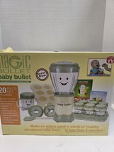 Magic Bullet Baby Bullet Baby Food Maker 20 Piece Set New Open Box Teste... - $29.99