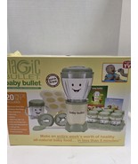 Magic Bullet Baby Bullet Baby Food Maker 20 Piece Set New Open Box Tested Works - $29.99