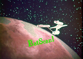 STAR TREK 1968 Original Film Slide AND Color 5x7 Photo #90  Orbiting Ent... - £12.31 GBP