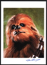 Joe Corroney SIGNED Star Wars Mini Art Print ~ Chewbacca Chewy - £12.45 GBP