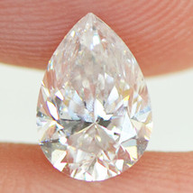 Loose Pear Shaped Diamond 0.92 Carat D/VS2 Real Natural Enhanced White Certified - £1,487.37 GBP