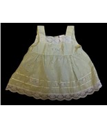Little Bitty Baby Girl 3-6 Mo. Dress Light Green Eyelet Lace Embroidery ... - £7.09 GBP