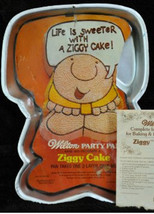 Wilton Cake Pan Ziggy Baking Pan 502-7628, 1978 Wilton Instructions - £18.42 GBP