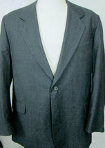 GORGEOUS Rene Lezard Gray Cashmere &amp; Wool Sport Coat Made in Germany 42L - £38.08 GBP