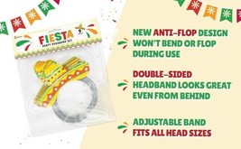 Fiesta Party Headband Hats - 9 Pack - Cinco De Mayo Theme, Party Supplies Decor - £6.42 GBP