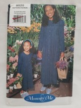 90&#39;s Very Easy Vogue Mommy &amp; Me Pattern 9525 ~ Misses&#39; Children&#39;s Button Dress - £18.95 GBP